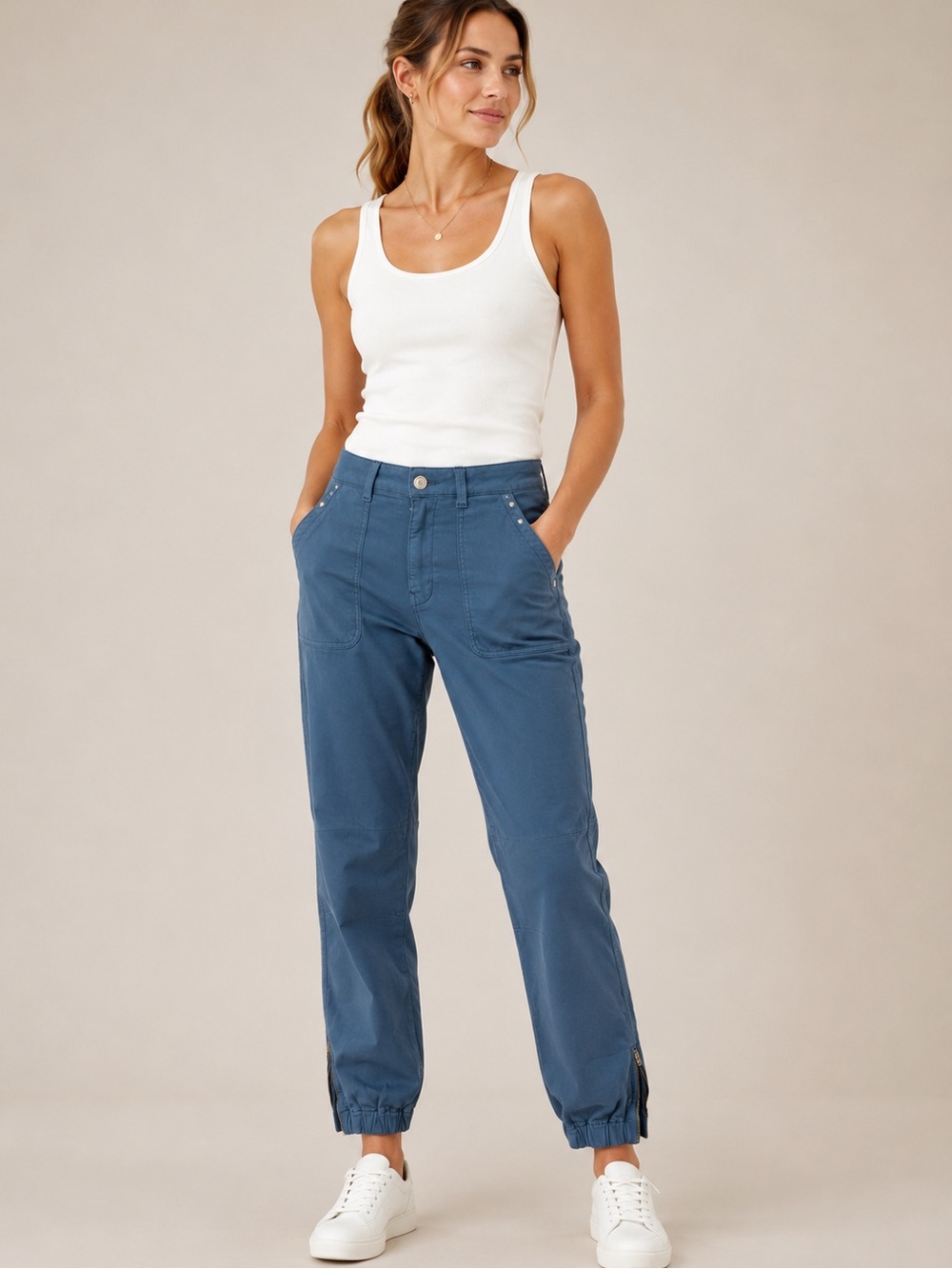 Mavi Ivy Slim Cargo Joggers